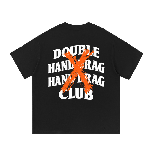 ORANGE DOUBLE HAND DRAG HAND DRAG CLUB TEE
