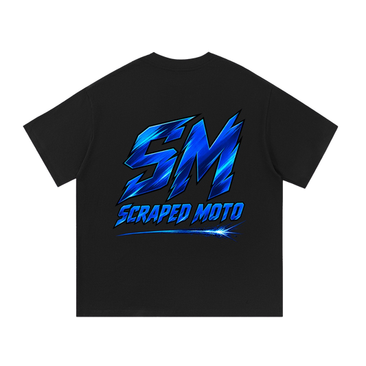 SCRAPED MOTO ESSENTIAL TEE