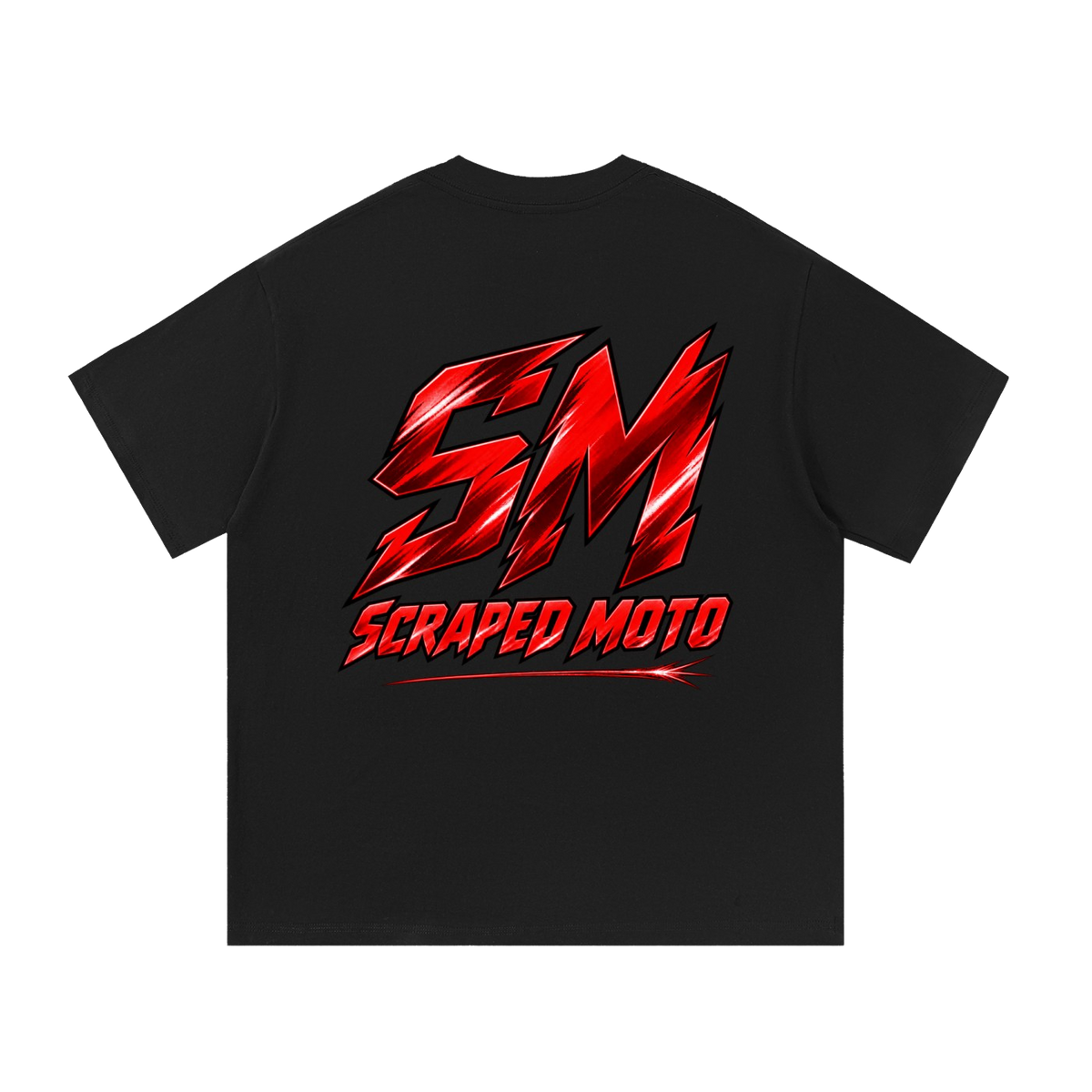SCRAPED MOTO ESSENTIAL TEE