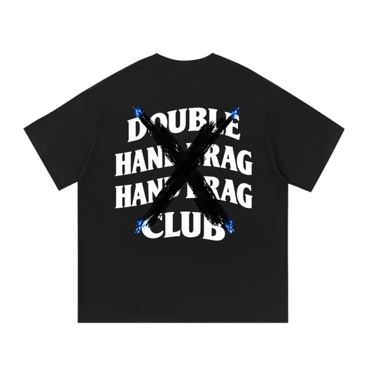 BLUE DOUBLE HAND DRAG HAND DRAG CLUB TEE