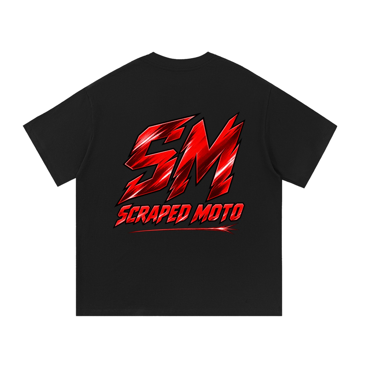 SCRAPED MOTO ESSENTIAL TEE