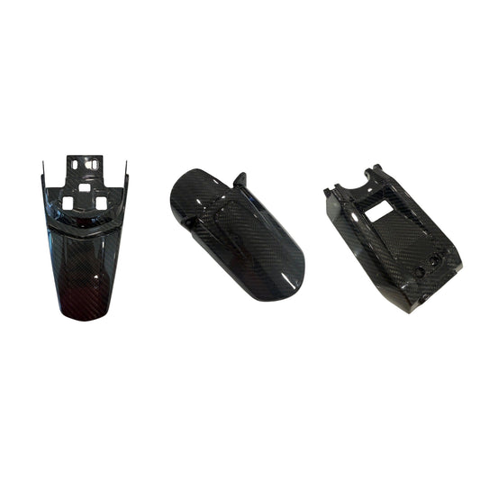 LBX Carbon Essentials Kit — Battery Cover + Rear Fender + Mud Guard