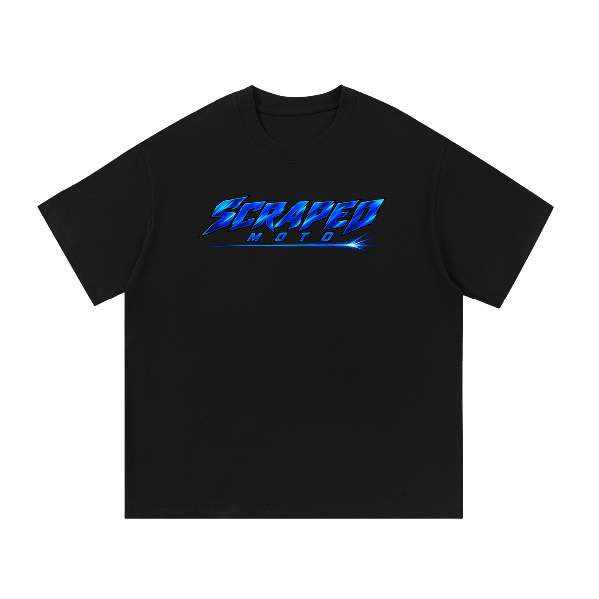 SCRAPED MOTO ESSENTIAL TEE