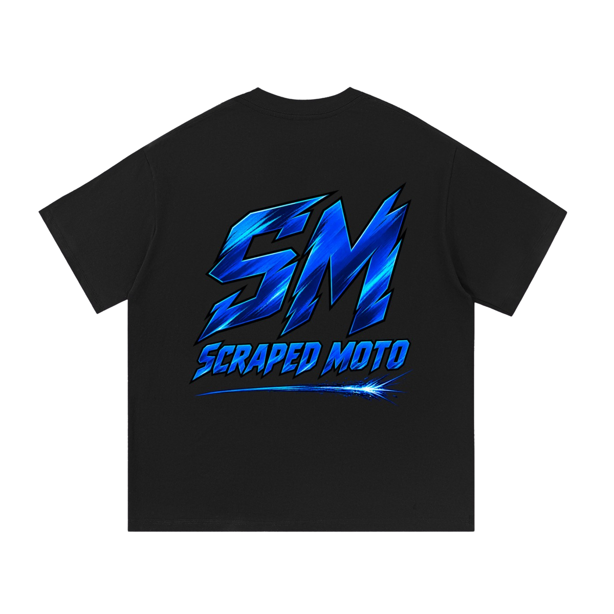 SCRAPED MOTO ESSENTIAL TEE