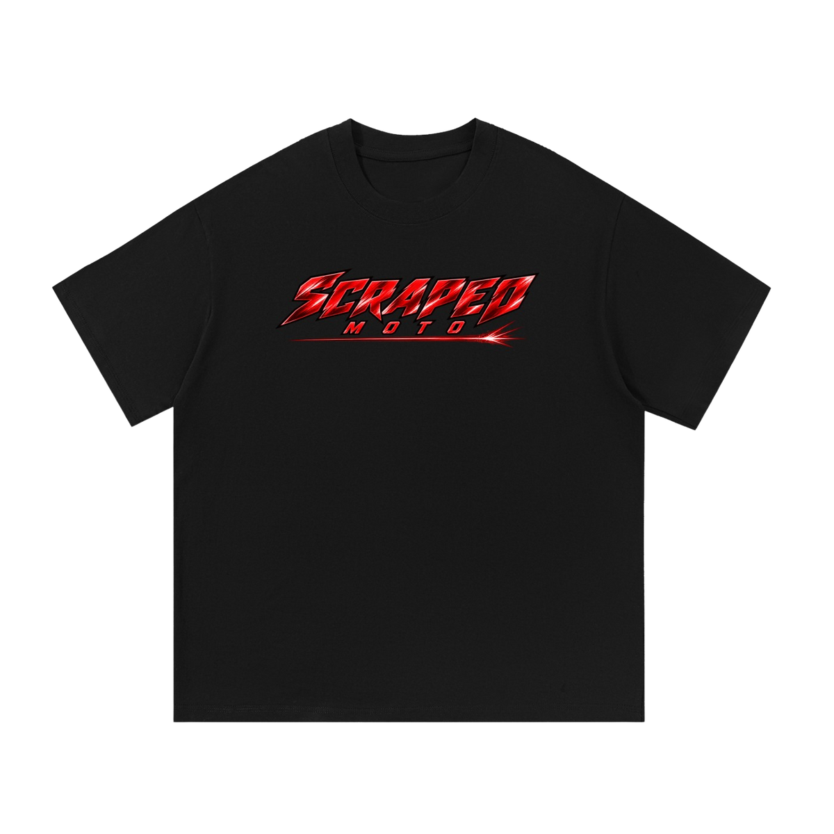 SCRAPED MOTO ESSENTIAL TEE